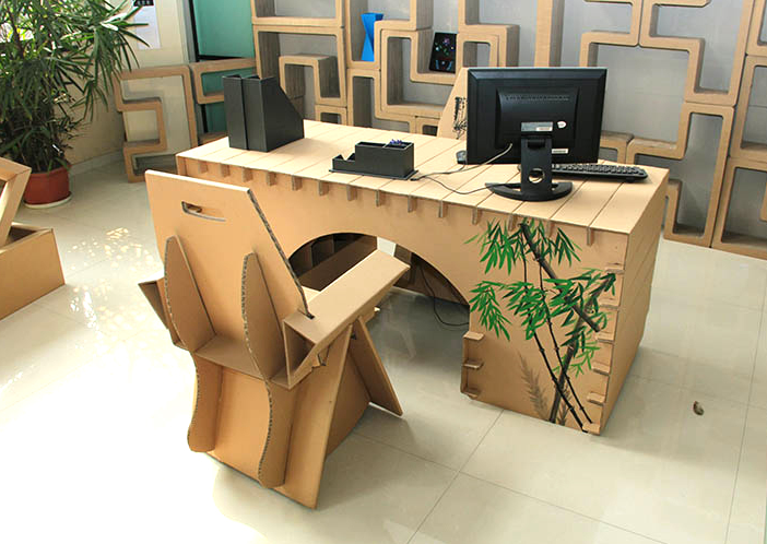 Офисная мебель из картона